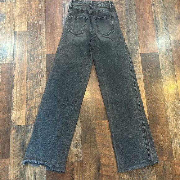 Women's gray  Wide-Leg Jeans 22 (5235) - Picture 4 of 6